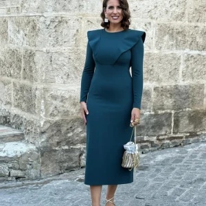Vestido María Petróleo