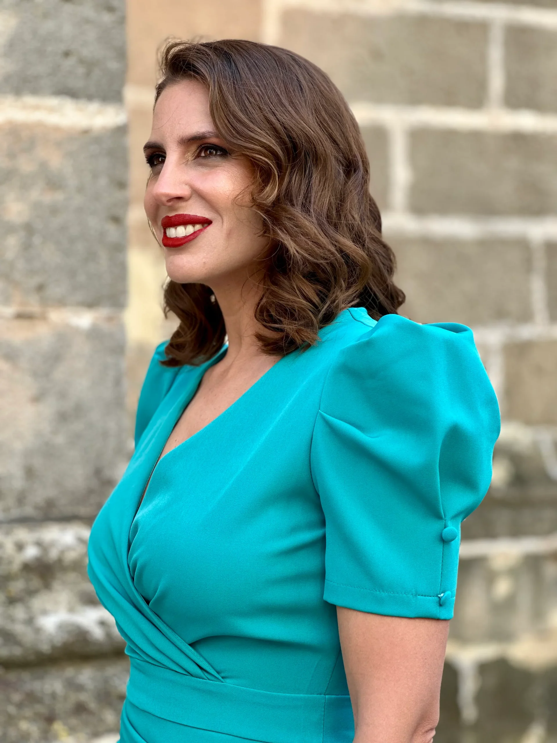 Vestido Alba Turquesa - Imagen 6