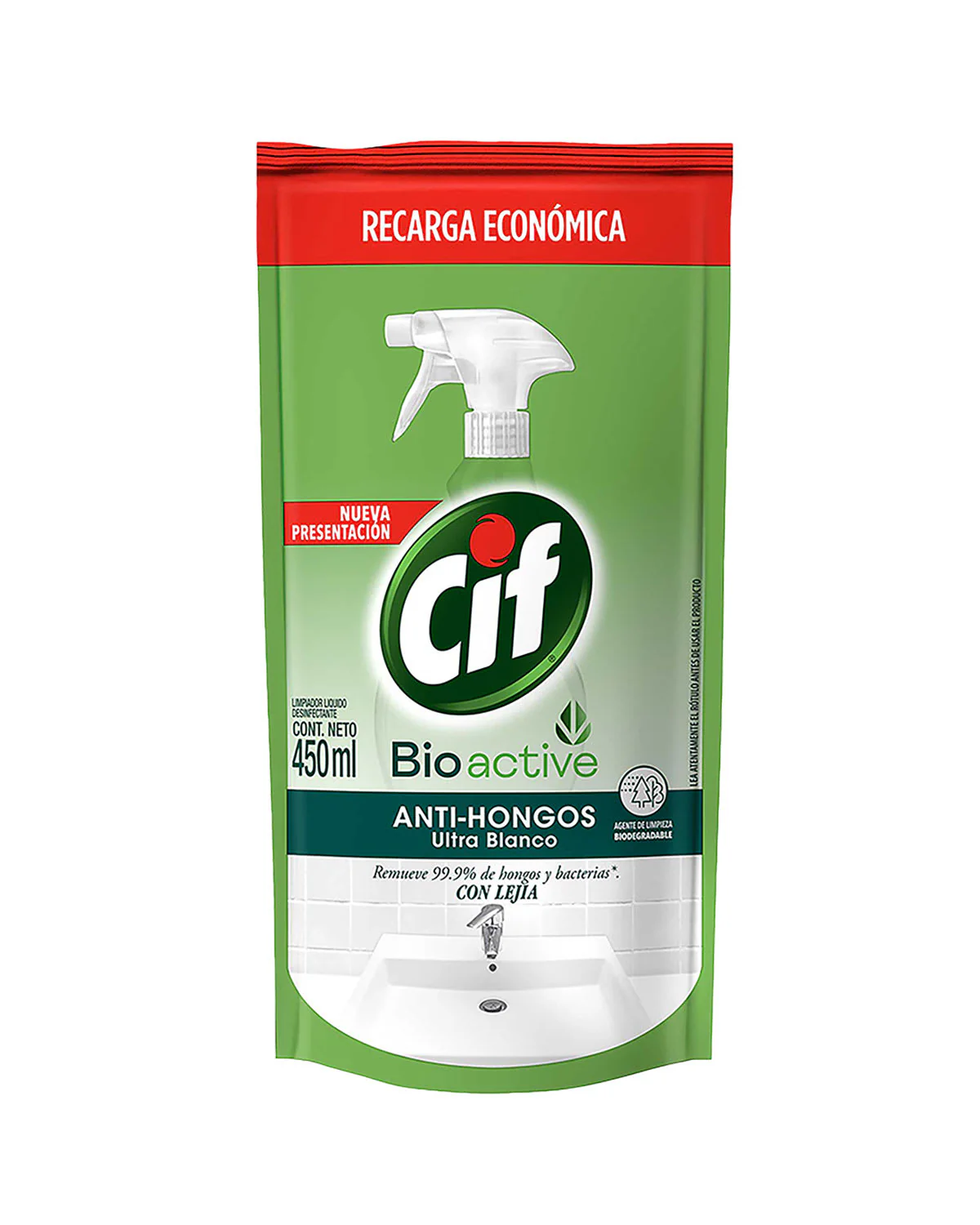 Limpiador Doypack Cif Expert Antihongos 450ml