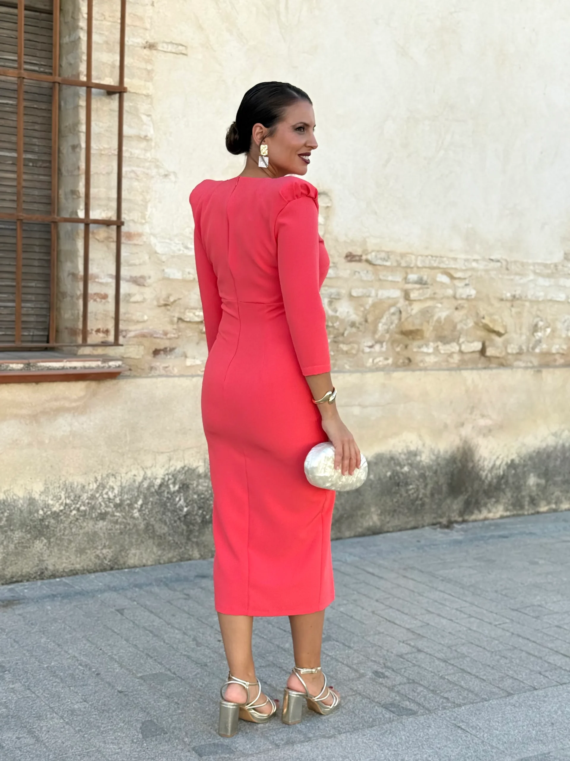 Vestido Elia Coral - Imagen 6