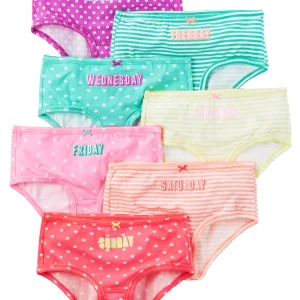 Pack de Bombachas CARTERS 7-Pack Stretch Cotton Panties