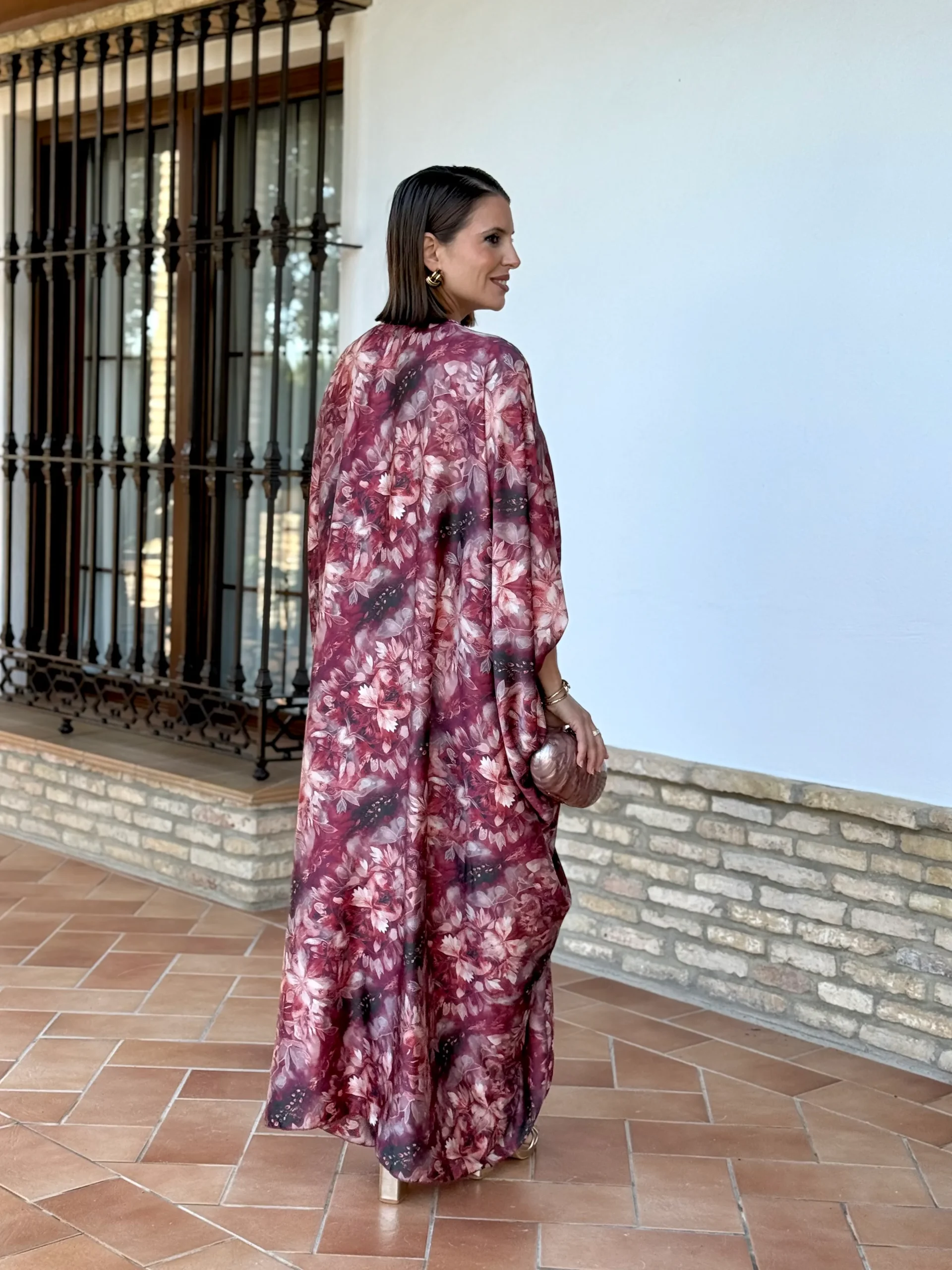 Vestido Olimpia Burdeos - Imagen 5