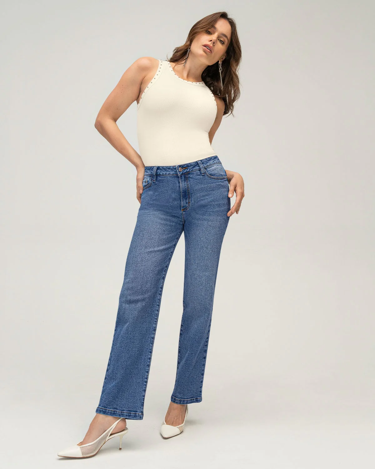 Jean bota recta para mujer - Imagen 3