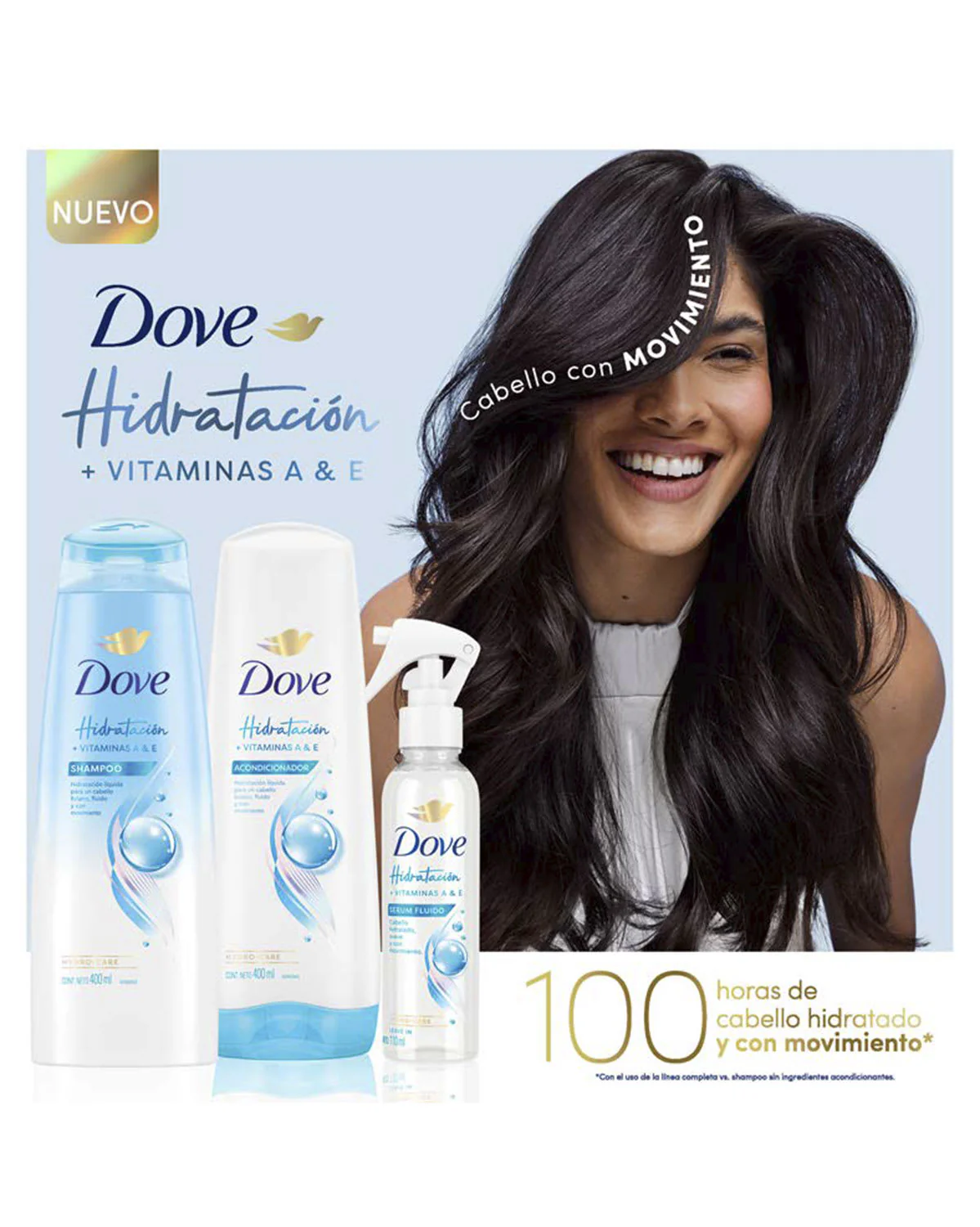 Shampoo Dove 400 ml - Imagen 4