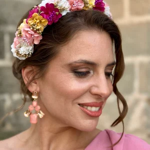 Diadema Floral Multicolor