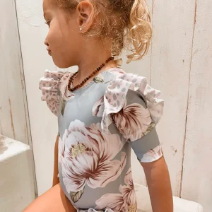 Body Malla Volado Lunares  - Protección UV +50