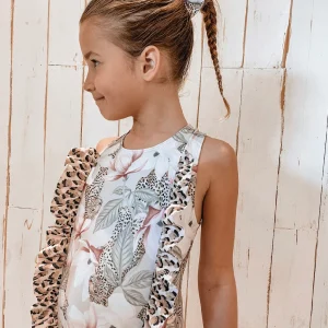 Malla Entera Volados Print  - Proteccion UV +50