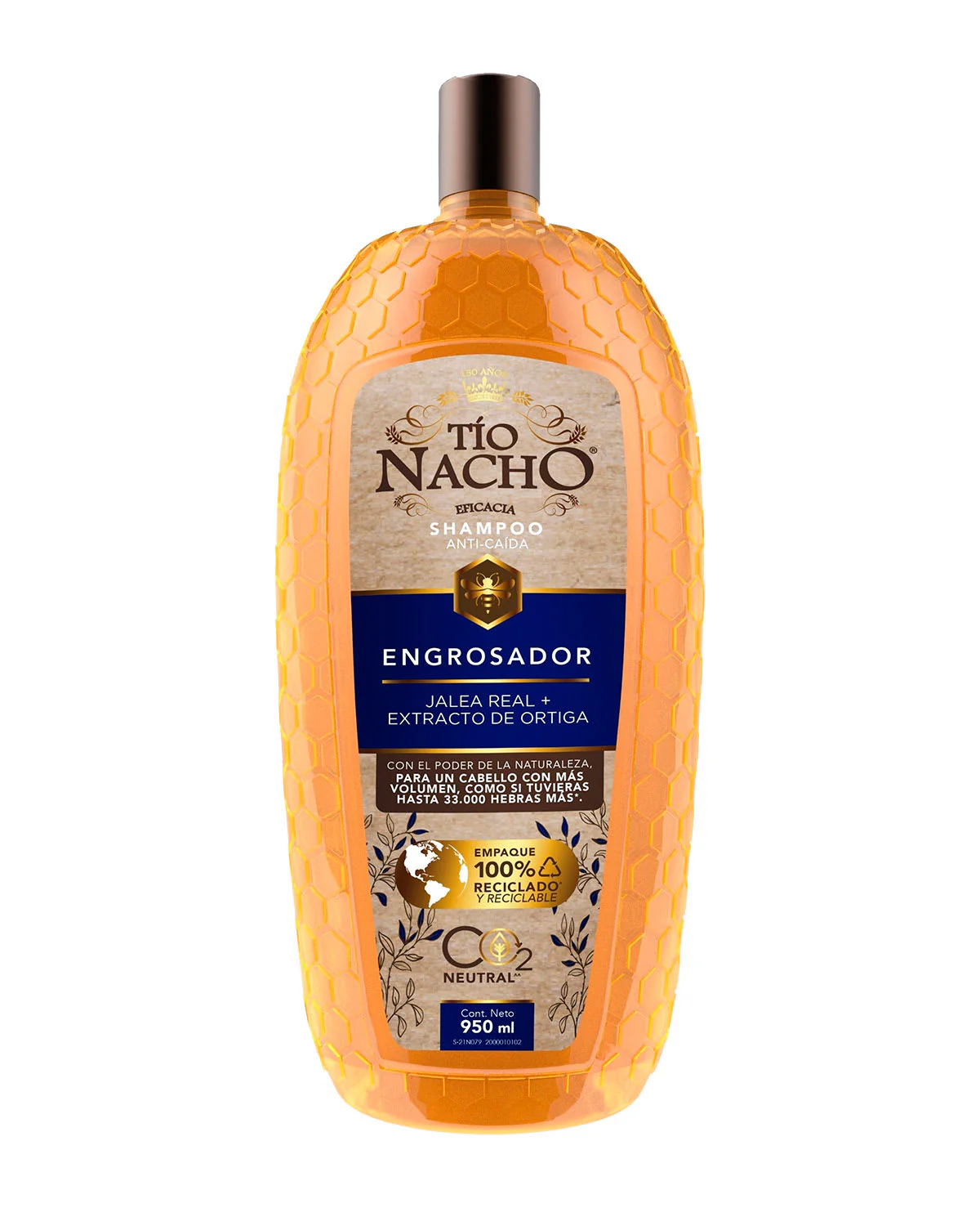 Shampoo Tío Nacho AntiCaída 950 ML - Imagen 4