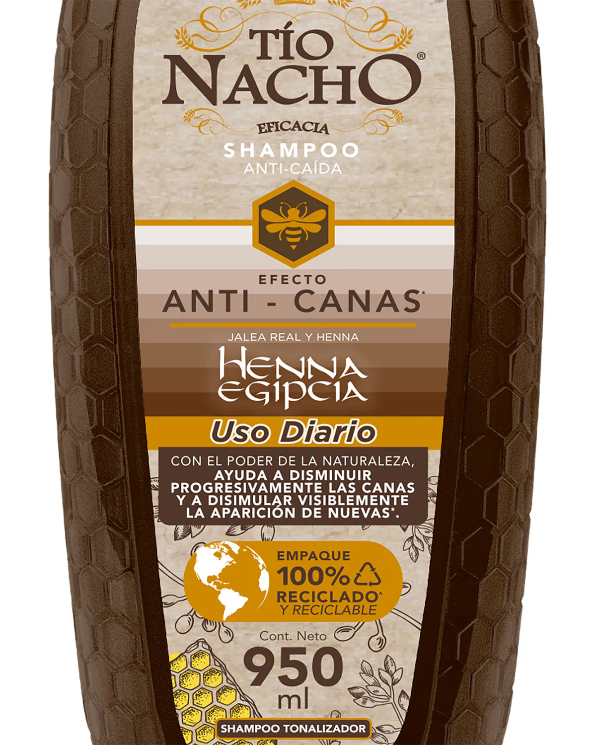 Shampoo Tío Nacho AntiCaída 950 ML - Imagen 9