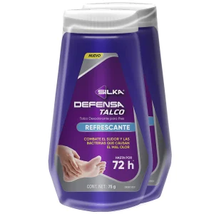 Pack Silka Defensa Talco 2 Frascos x 75 gr c/u
