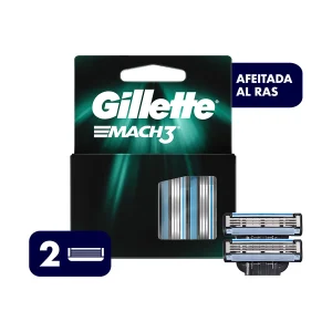 Gillette Mach3 repuestos x2 unidades