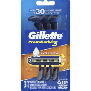Afeitadora Gillette Prestobarba 3 x 3