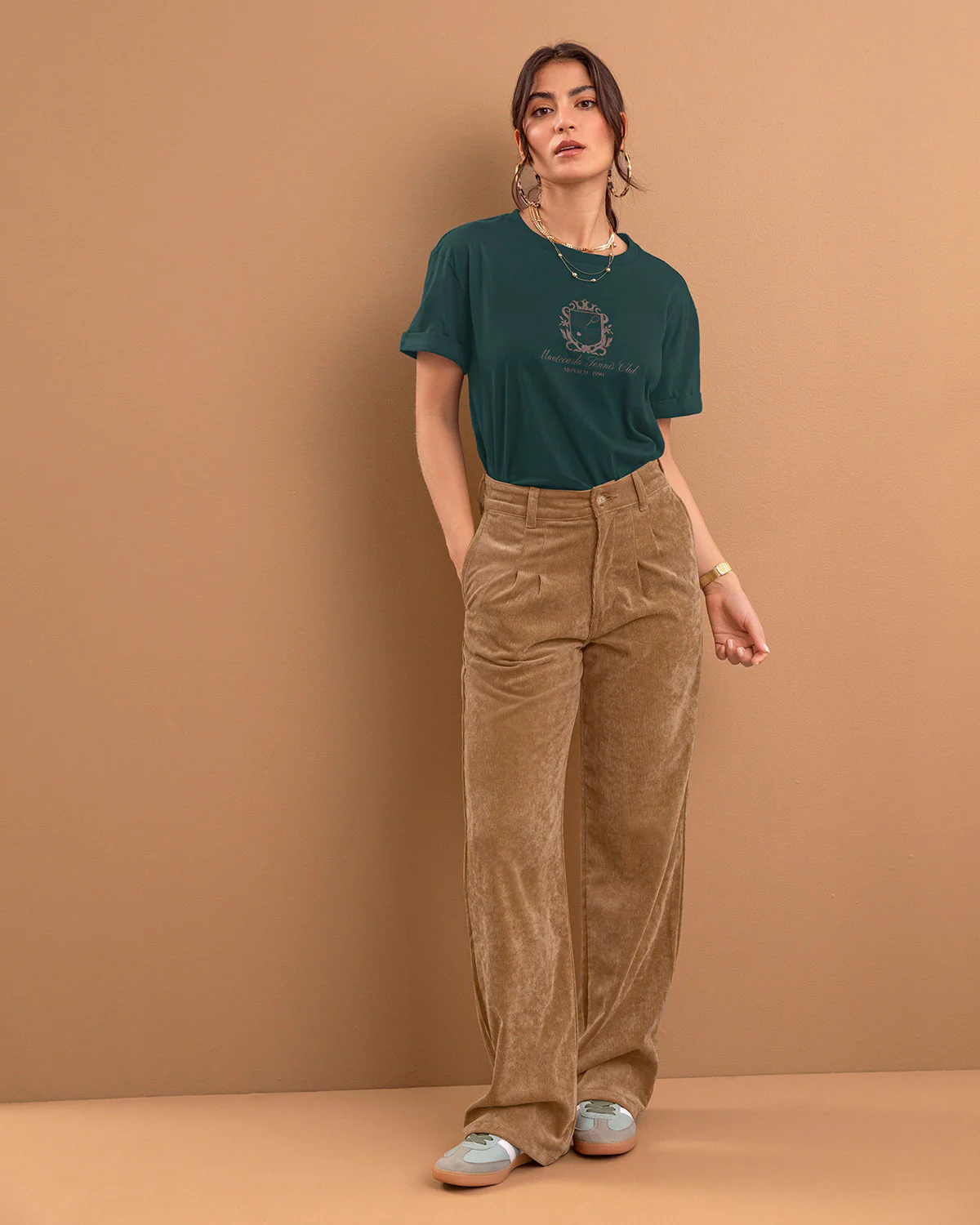 Camiseta básica manga corta con estampado - Imagen 7