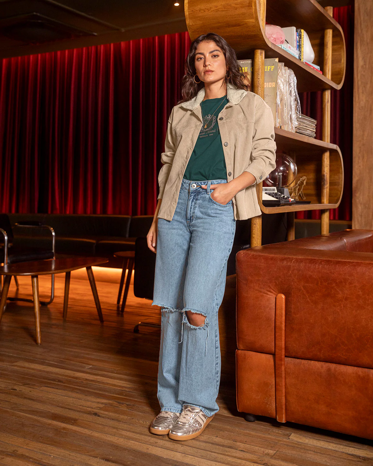 Camiseta básica manga corta con estampado - Imagen 8