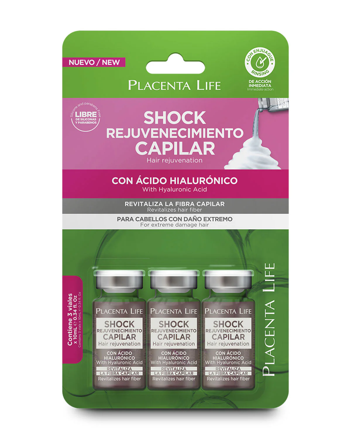 Shock Tratamiento Capilar Placenta Life - Imagen 4