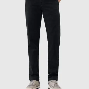 Pantalón bota recta en drill de tacto suave stretch