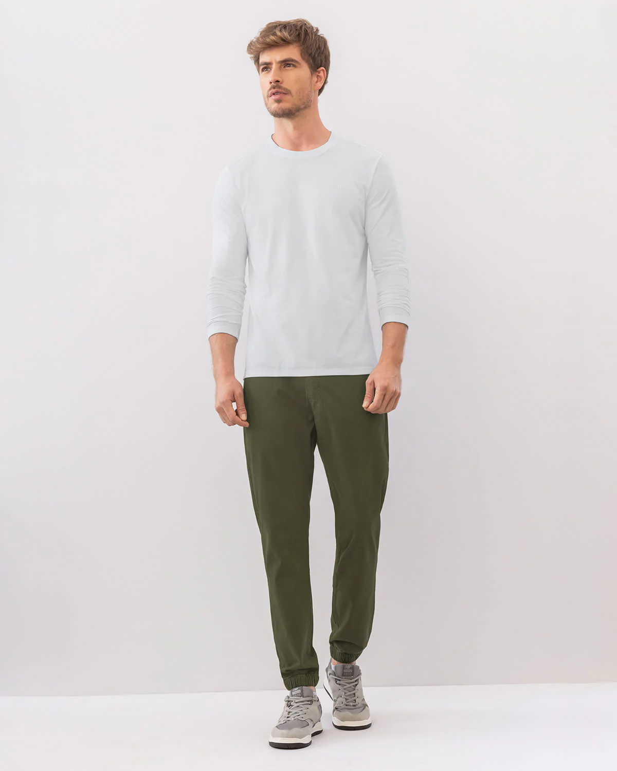 Jogger en drill para hombre - Imagen 4