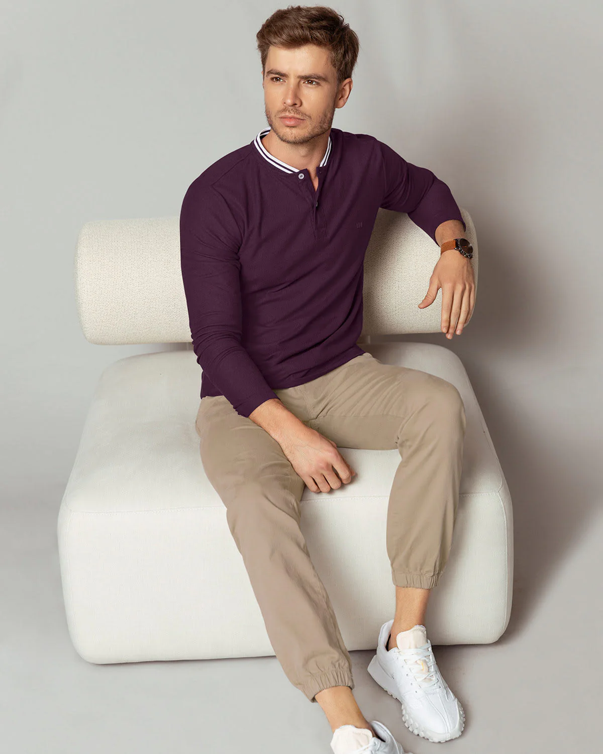 Jogger en drill para hombre - Imagen 9