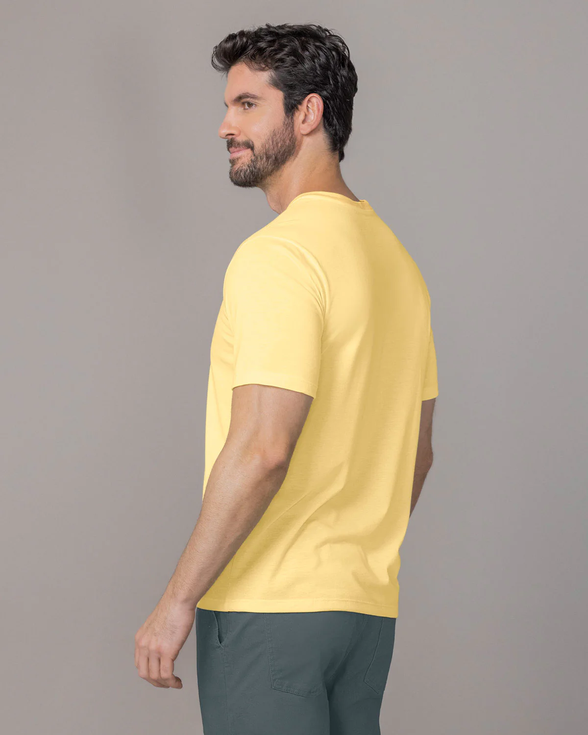 Camiseta manga corta con logo bordado en frente - Imagen 7