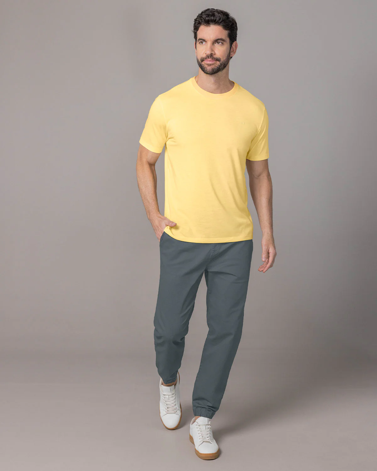 Camiseta manga corta con logo bordado en frente - Imagen 8