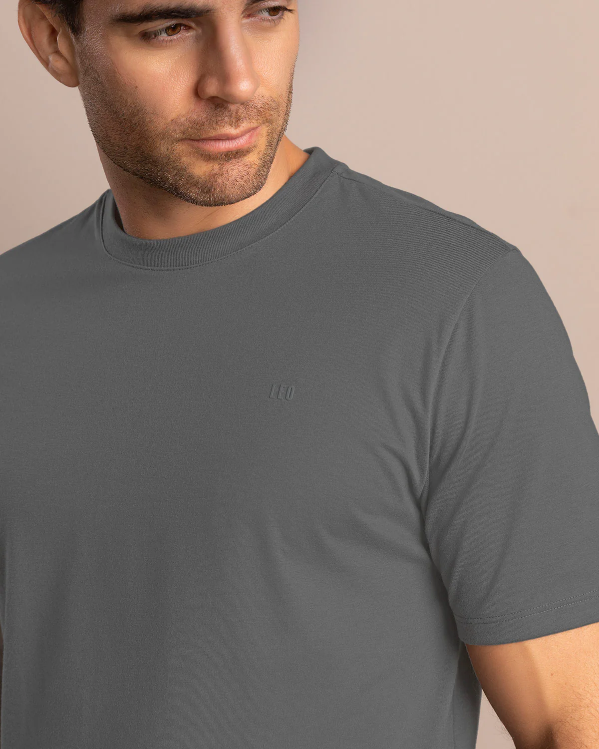 Camiseta manga corta con logo bordado en frente - Imagen 3