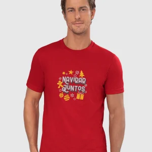 Camiseta manga corta con estampado para hombre