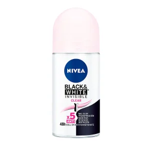 NIVEA Deo Invisible B&W Fem - Clear Roll On 50 ml