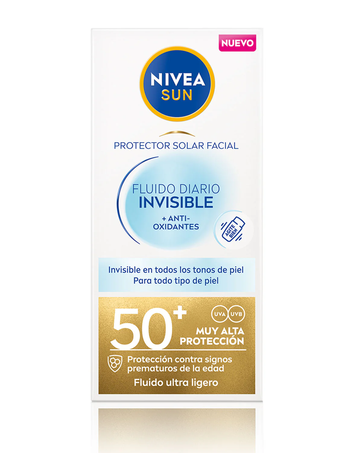 Protector Solar Fluido Diario Invisible FPS50+