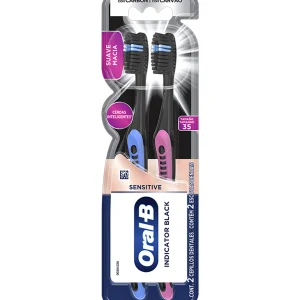 Cepillo Oral-B Indicator Carbón Activado x 2