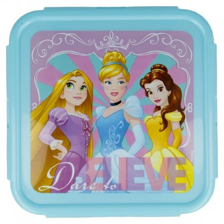 Tupper hermético para vianda Disney 500 ML - PRINCESAS - Imagen 4