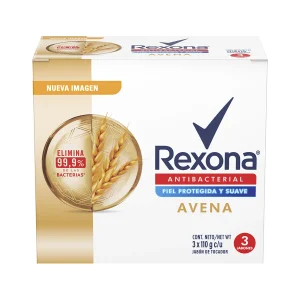 Rexona Jabón Antibacterial Avena 26 x 3 x 110 g