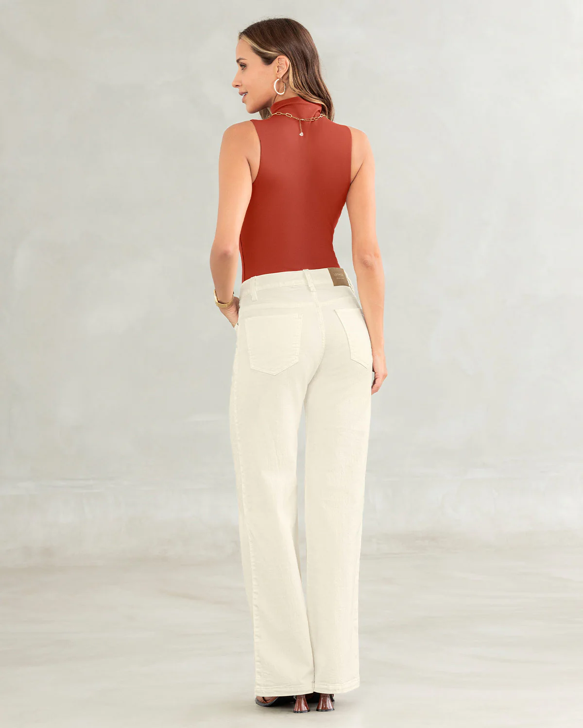 Body de cuello alto con control de abdomen - Imagen 4