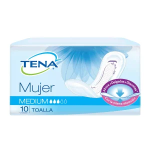 Toalla Higiénica Tena Discreet Medium x10
