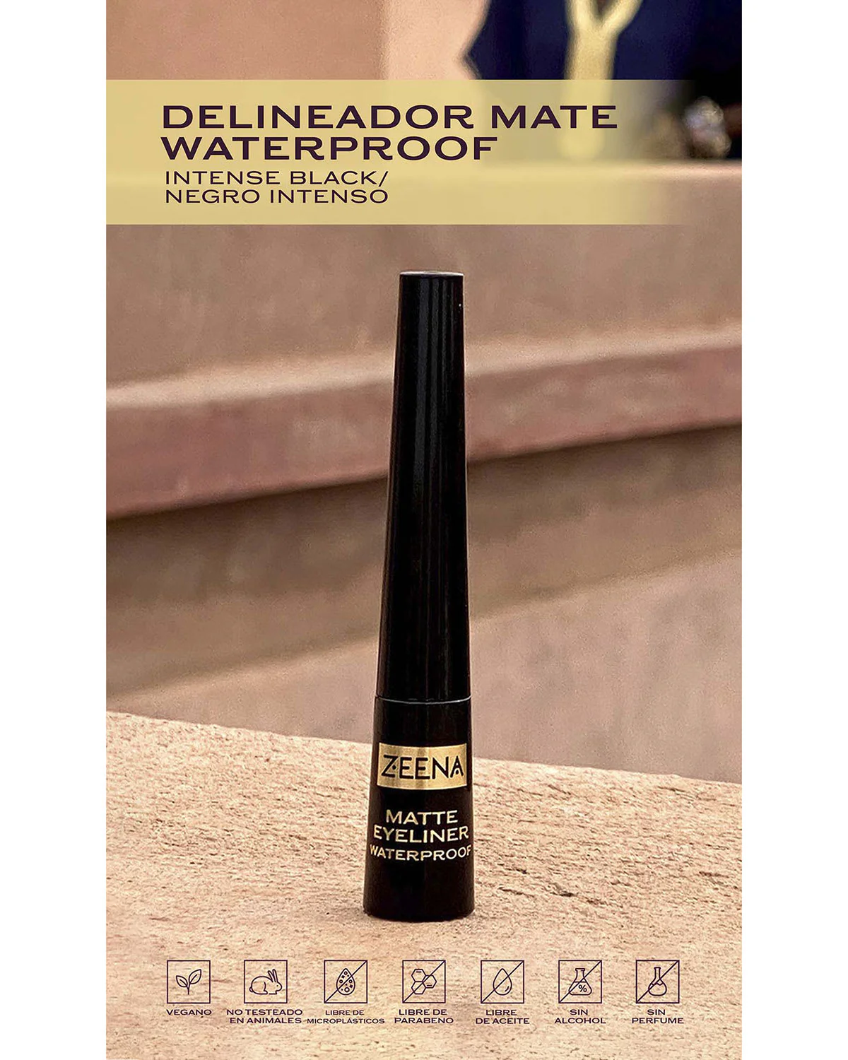 Zeena Delineador Ojos Matte WP - Imagen 4