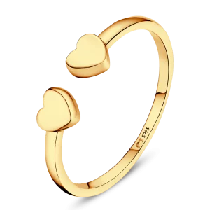 Anillo Duplo Corazón