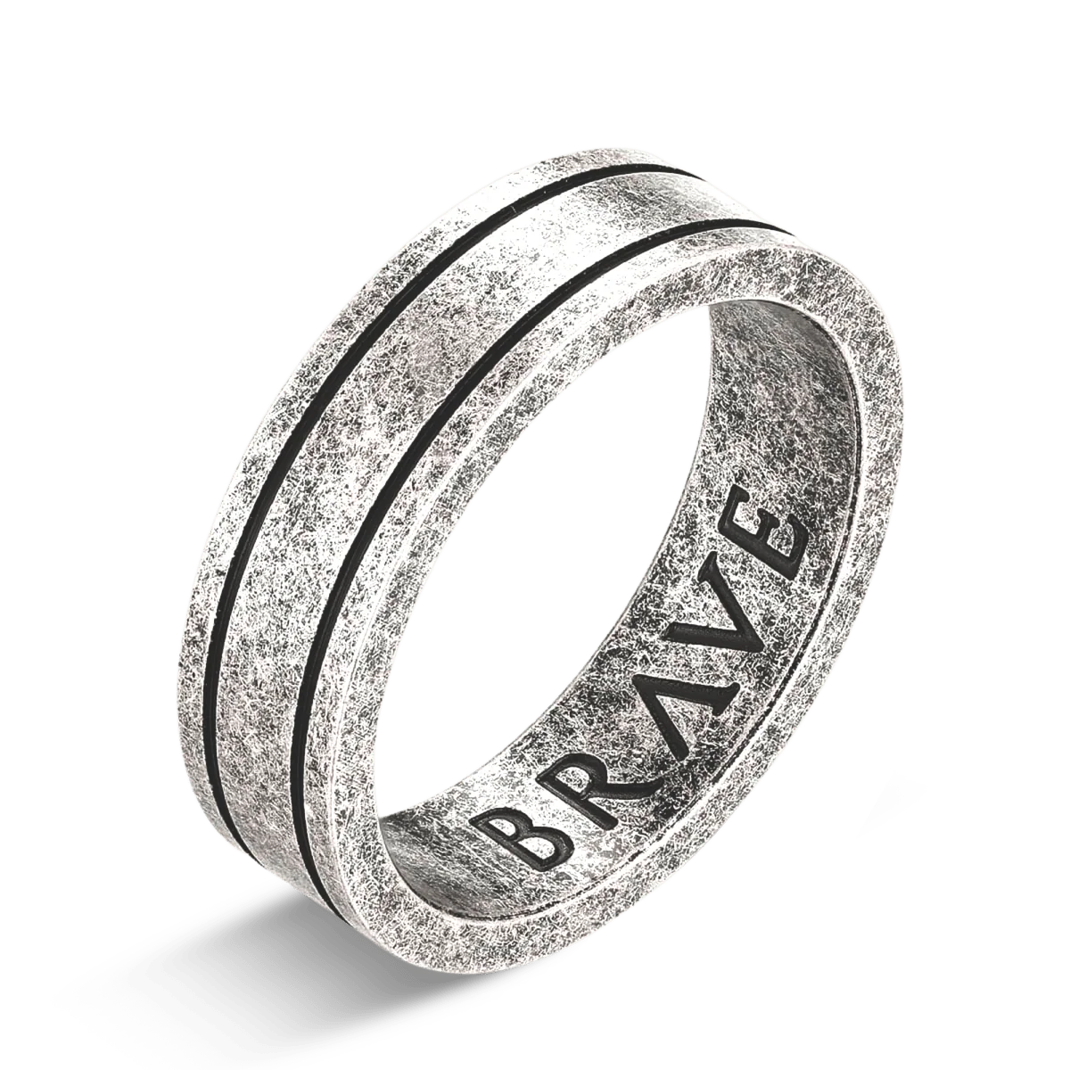 Anillo Hombre BRAVE Basalto