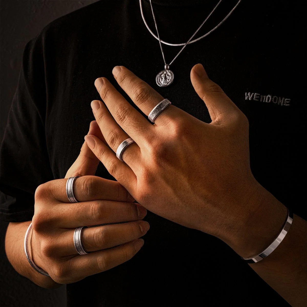 Anillo Hombre BRAVE Basalto - Imagen 3