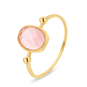 Anillo Rosa Brillo