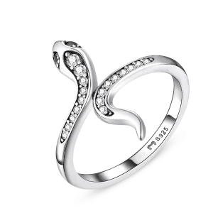 Anillo Serpiente Brillante