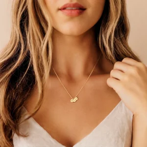 Charm (Collar y Pendientes) - Iniciales Mini