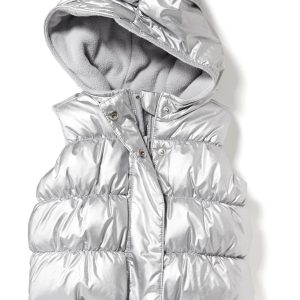 Chaleco OLDNAVY Hooded Metallic Frost Free Vest