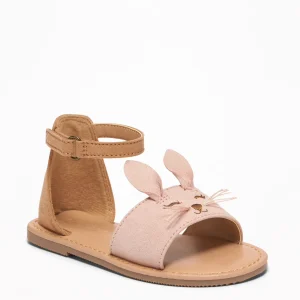 Sandalia OLD NAVY Faux-Suede Bunny Sandals
