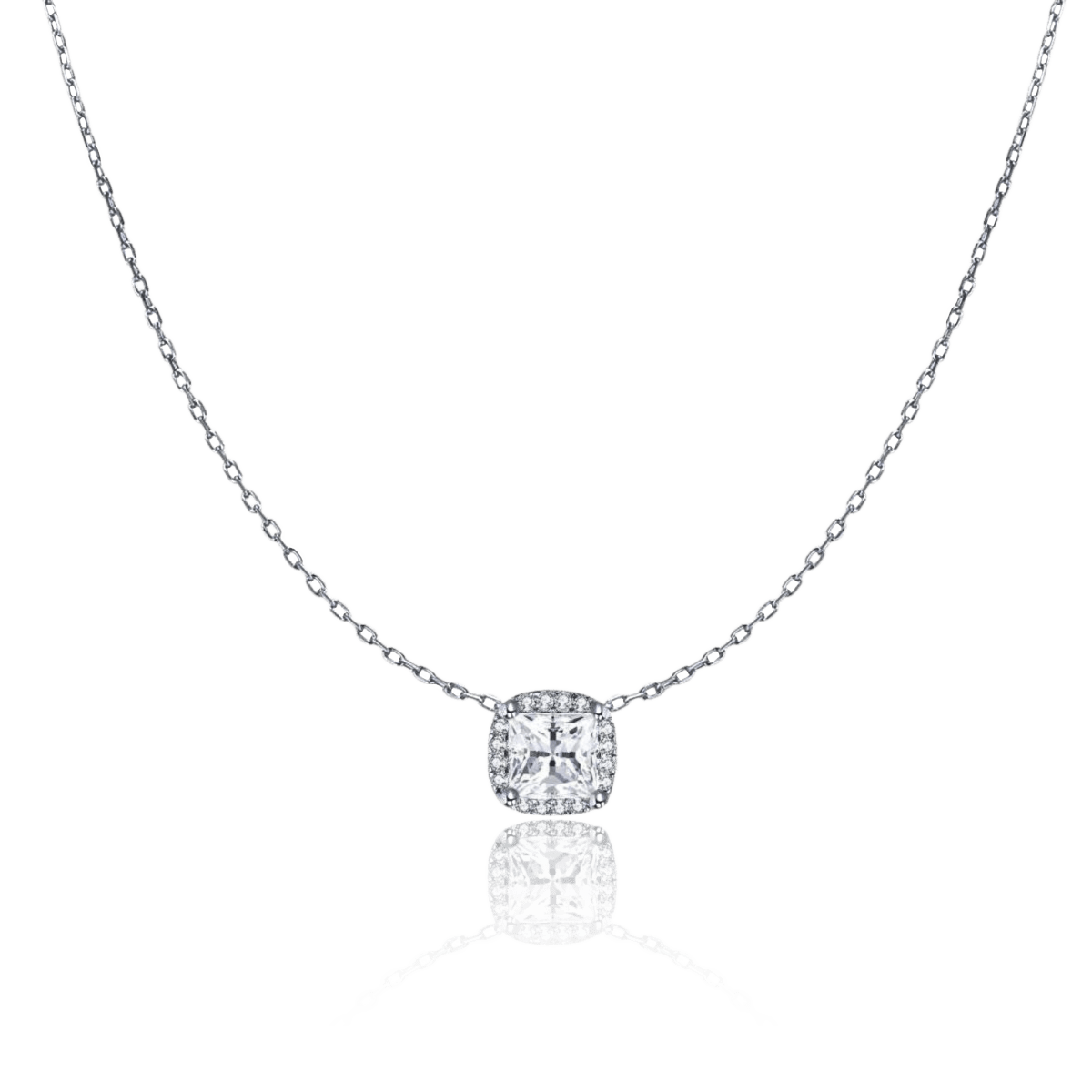 Collar Circonita Cuadrada