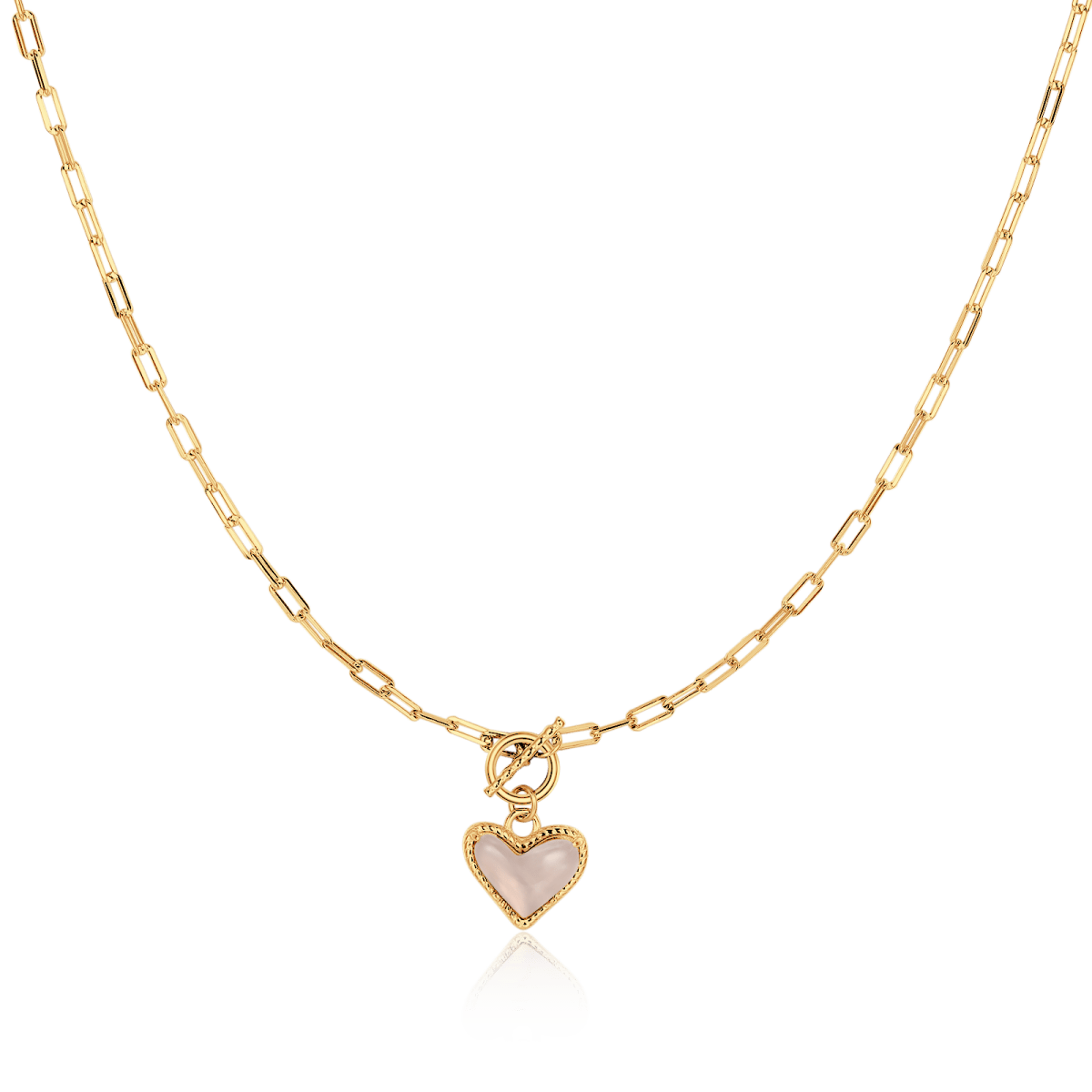 Collar Corazón Mineral - Imagen 6