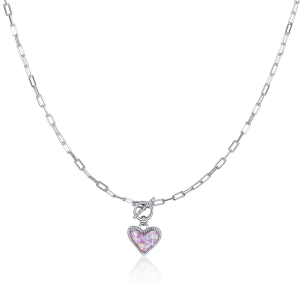 Collar Corazón Mineral