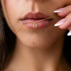 Collar Inicial Brillo