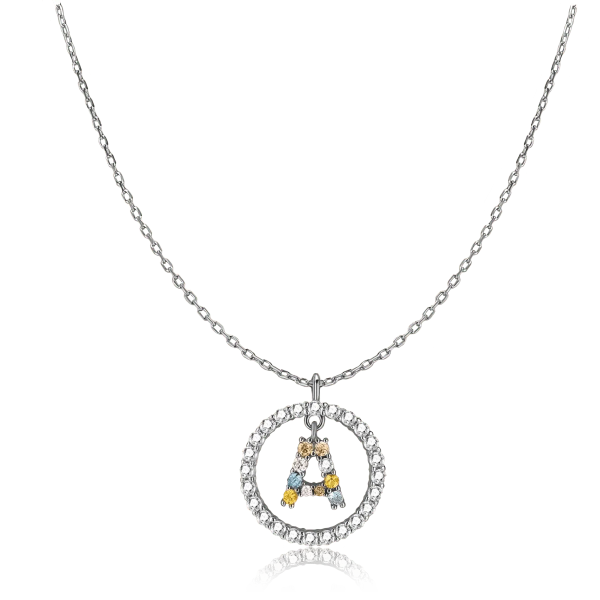 Collar Iniciales Brillantes