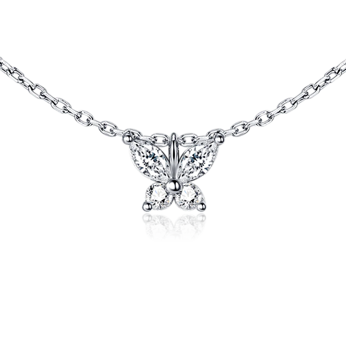 Collar Mariposa Blanca - Imagen 4