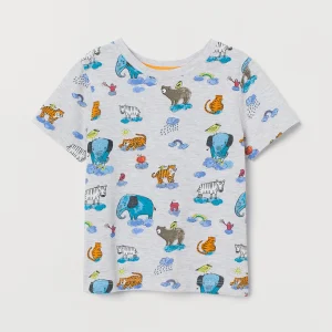 Remera H&M T-shirt with Printed Design