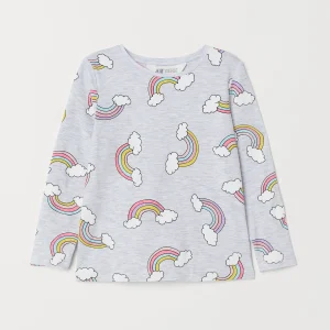 Remera H&M Printed Jersey Shirt